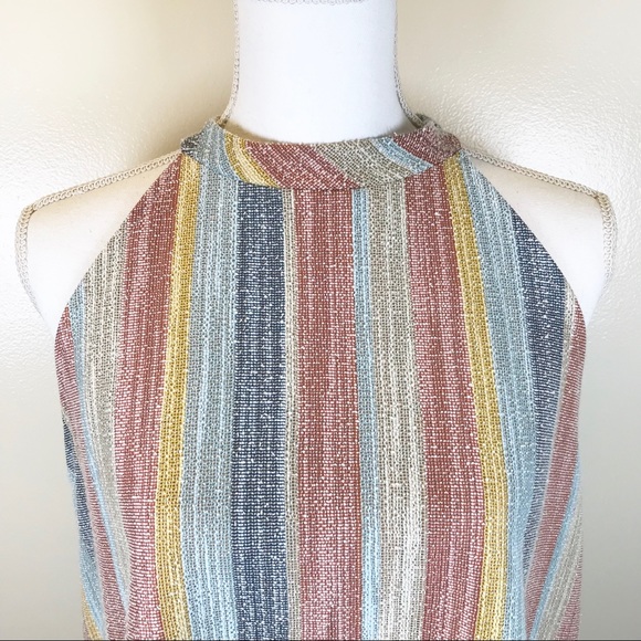 SOLD W5 • NWT Anthropologie Multicolor Halter Top - Picture 5 of 8